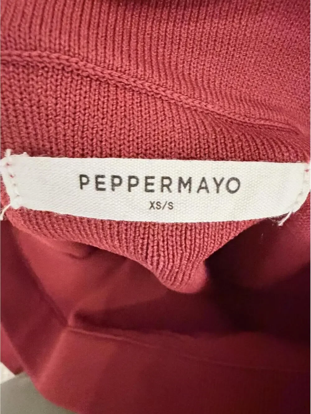 PEPPERMAYO Holly Knit Set Red Daisy Floral‎ Tank Top (S/M) & Mini Skirt (XS/S)